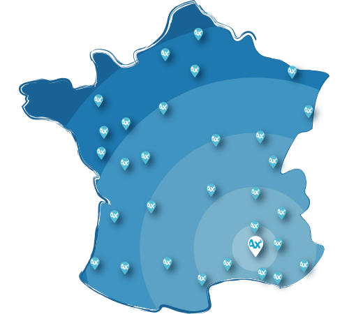Ax'eau implantations régionales en France