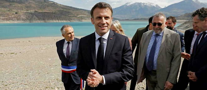 Emmanuel Macron à Serre-Ponçon pour annoncer le "Plan Eau"